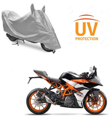 Atulit enterprises Two Wheeler Cover for KTM(RD 350, Silver)