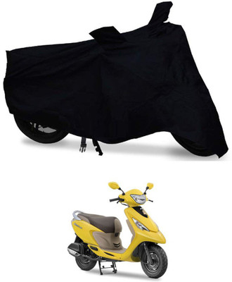 AutoGalaxy Two Wheeler Cover for TVS(Zest, Black)