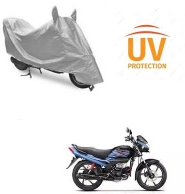 Atulit enterprises Two Wheeler Cover for Hero(Passion Plus, Silver)