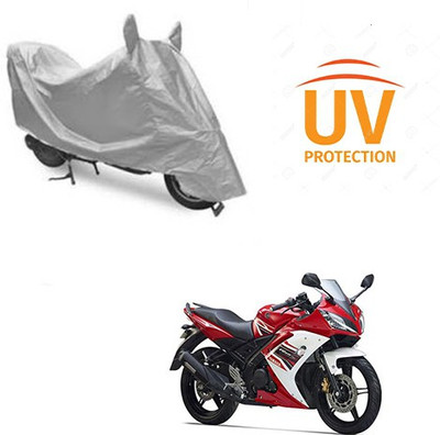 Atulit enterprises Two Wheeler Cover for Yamaha(R15 s, Silver)