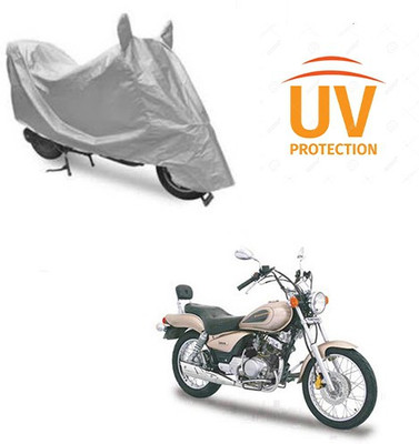 saanvi Two Wheeler Cover for Yamaha(Enticer, Silver)