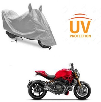 Atulit enterprises Two Wheeler Cover for Ducati(Monster 795, Silver)