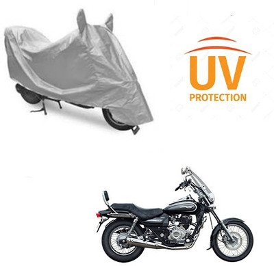 Atulit enterprises Two Wheeler Cover for Bajaj(Avenger 220 Cruise, Silver)