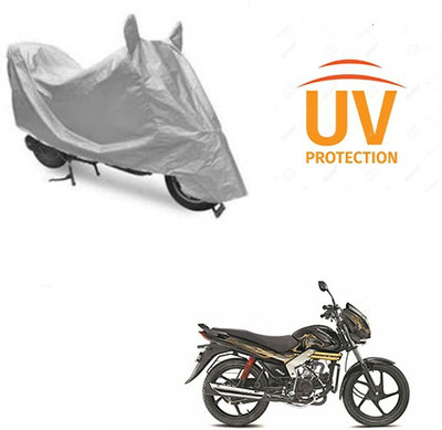 saanvi Two Wheeler Cover for Mahindra(Centuro, Silver)