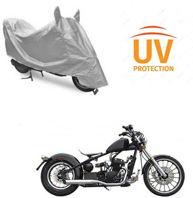 Atulit enterprises Two Wheeler Cover for Harley Davidson(Bobber 350, Silver)