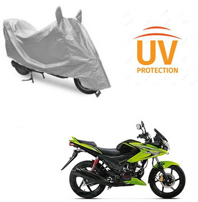 saanvi Two Wheeler Cover for Honda(CBF, Silver)