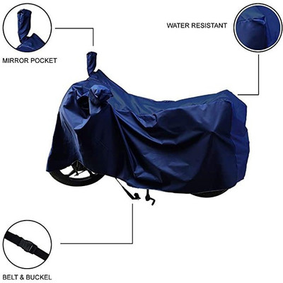 Amozkart Two Wheeler Cover for Honda(CB Shine SP, Blue)