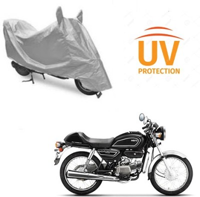 Feel heaven Two Wheeler Cover for Hero(Splendor Pro Classic, Silver)