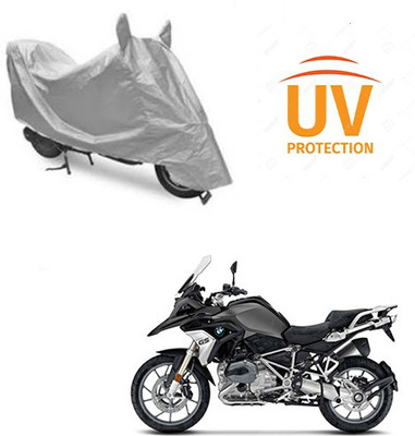saanvi Two Wheeler Cover for BMW(1200 GS, Silver)