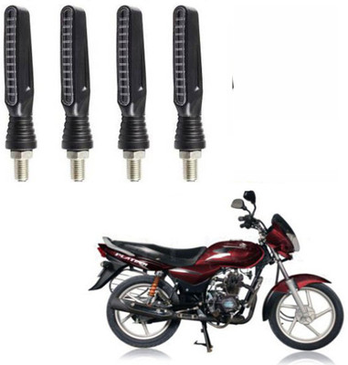 RWT Front, Rear LED Indicator Light for Bajaj Platina 100 DTS-i(Red)