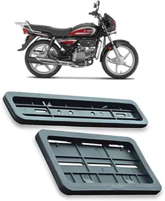 Ride Adventure Gearless Vehicle Num Frame Bike Number Plate(Plastic 30 cm  x  12 cm)
