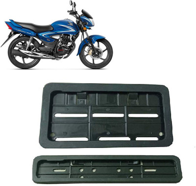 Sms traders Bike Num Plate Frame Bike Number Plate(Plastic 30 cm  x  12 cm)