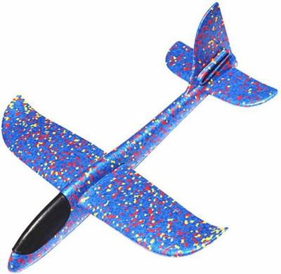 Pepino Airplane flying Hand Launch Hand Throwing Glider Aircraft for kids and children Inertial Foam Airplane Toy with led light(Multicolor, Pack of: 1)