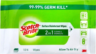 SCOTCH BRITE Surface Disinfectant Wipes(10 Wipes)