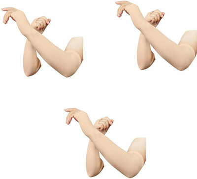 INFISPACE Cotton Arm Sleeve For Boys & Girls(M, Beige)