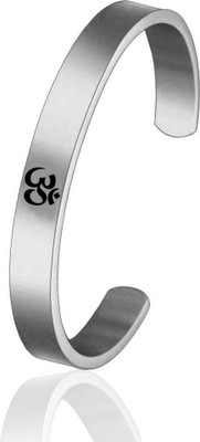 LETNIX Brass Silver Coated Cuff