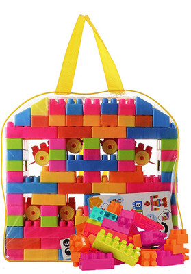 BOZICA TOP SELLING 100Pcs Building Blocks City DIY Creative Bricks |Educational Toy |Learning Toy |Puzzle Toy | Gift For Kids Unbreakable Toy Set(Multicolor)