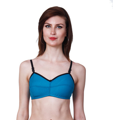 Nutex Sangini Women Full Coverage Non Padded Bra(Blue)