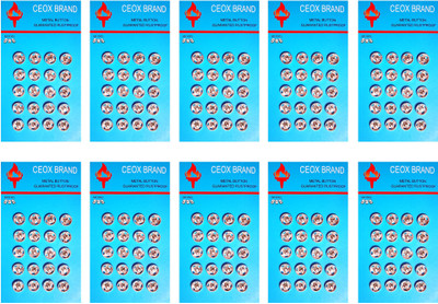 ceox MODEL-999 Metal Buttons(Pack of 200)