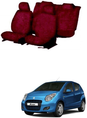 JMJW & SONS Cotton Car Seat Cover For Maruti A-Star(Without Back Seat Arm Rest, 5 Seater, 2 Back Seat Head Rests)