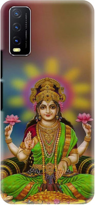 NDCOM Back Cover for VIVO Y12s Laxmi Maa Printed(Multicolor, Hard Case, Pack of: 1)