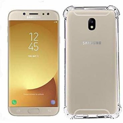 SmartLike Bumper Case for Samsung Galaxy J7 Pro(Transparent, Shock Proof, Silicon, Pack of: 1)