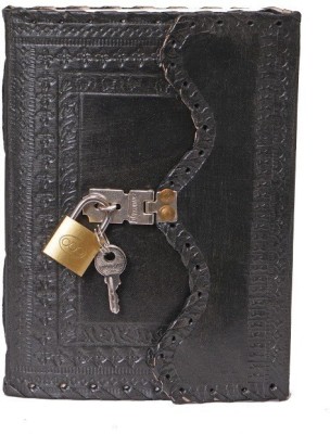 Pranjals House leather A5 Diary unruling 100 Pages(Black)