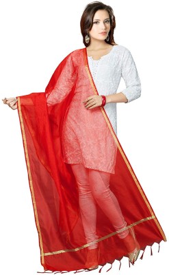 Shri Ram Creations Cotton Silk Solid Women Dupatta