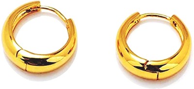 Jewar Mandi JewarHaat Earrings Bali Gold Plated Hoop Huggie Earring Brass Hoop Earring