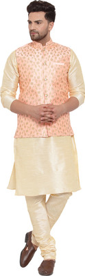 kraft india Men Pyjama Ethnic Jacket Set