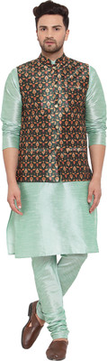 kraft india Men Pyjama Ethnic Jacket Set