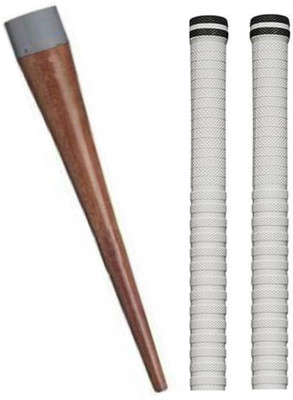 Owlix Set of 2 Cricket Bat White grip + One wooden grip cone (gripper) Super Tacky(Pack of 3)