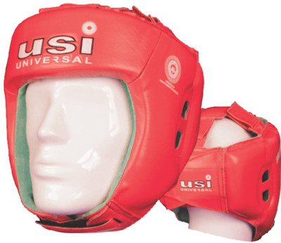 USI UNIVERSAL 615CG Amateur Contest HeadGuard (Red) SMALL Boxing Head Guard