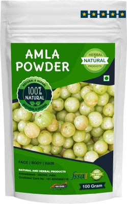NATURAL AND HERBAL PRODUCTS Amla Powder (Indian Gooseberry, Emblica Officinalis) For Hair Growth, Skin Care(Face Mask) and Lose Weight - 100Gram(100 g)