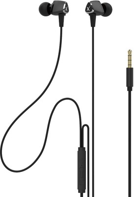 HRX X-Streak 5Q Wired Headset (Black, In the Ear)