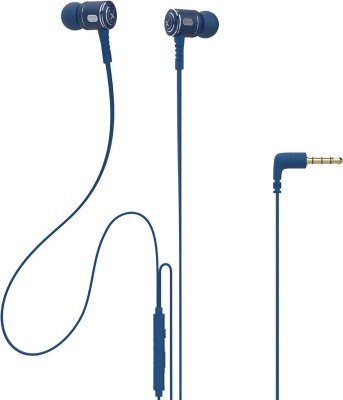 HRX X-Streak 2Q Wired Headset  (Blue, In the Ear)
