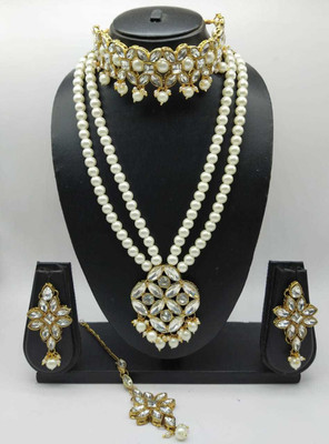 CATALYST Alloy Copper White Jewellery Set(Pack of 1)