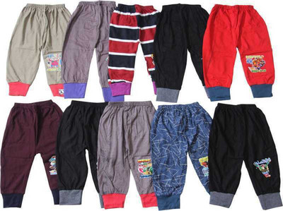 MA GROUP OF COMPANY Track Pant For Boys & Girls(Multicolor, Pack of 10)