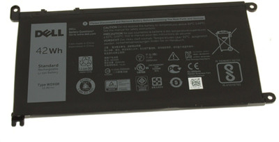 DELL Inspiron 15 5567 5570 5578 Inspiron 15 (5568) / 13 (5368 / 5378) 42Wh 3-cell Laptop Battery – WDX0R 3 Cell Laptop Battery