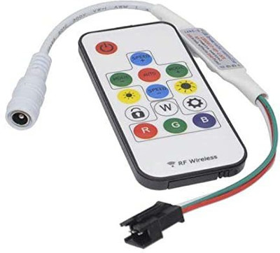 jivith LED 14 Key RF Remote Controller Sensor with Different Kinds of Changing Effects for WS2811 WS2812 WS2812B LED Pixel Light (Multicolour) LED Driver