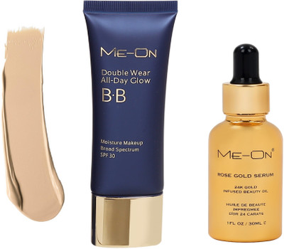 Me-On New BB Cream Founadtion & Serum(Pack of 2)