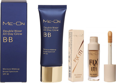 Me-On New BB Cream Foundation & Fix It Concealer(Pack of 2)