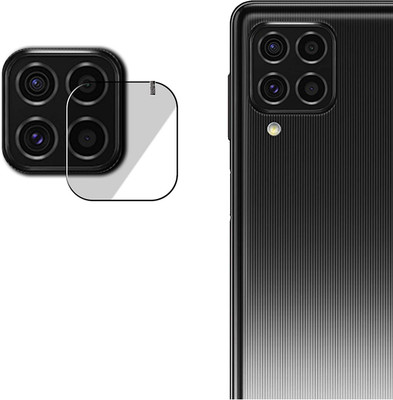 ISAAK Front Camera Lens Glass Protector for Samsung Galaxy M12(Pack of: 1)