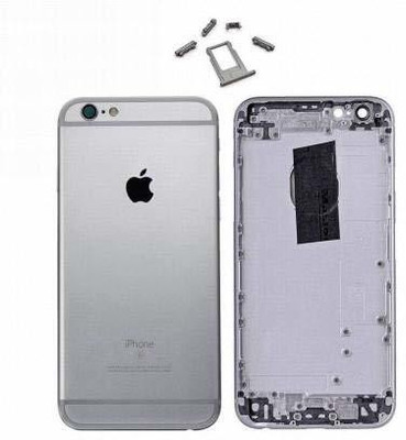Spares4ever Apple Apple iPhone 6S Silver Back Panel(Silver)
