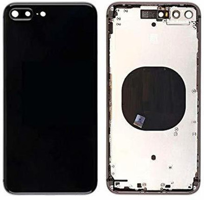 Spares4ever Apple Apple iPhone 8 Plus 8+ Black Back Panel(Black)