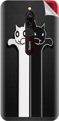 Snooky Xiaomi Redmi 8 Mobile Skin(Black)