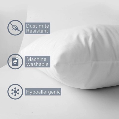 GREAT FOAM FIBRE SLEEPEASY Polyester Fibre Solid Sleeping Pillow Pack of 2(Multicolor, White)