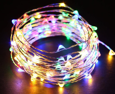 Infiprises 50 LEDs 5 m Multicolor Flickering String Rice Lights(Pack of 1)