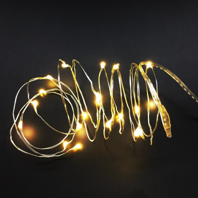 NISCO 50 LEDs 5 m Gold Steady String Rice Lights(Pack of 1)