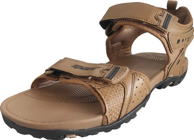 Sparx SS 555 Men Sandals(Beige, Black , 6)